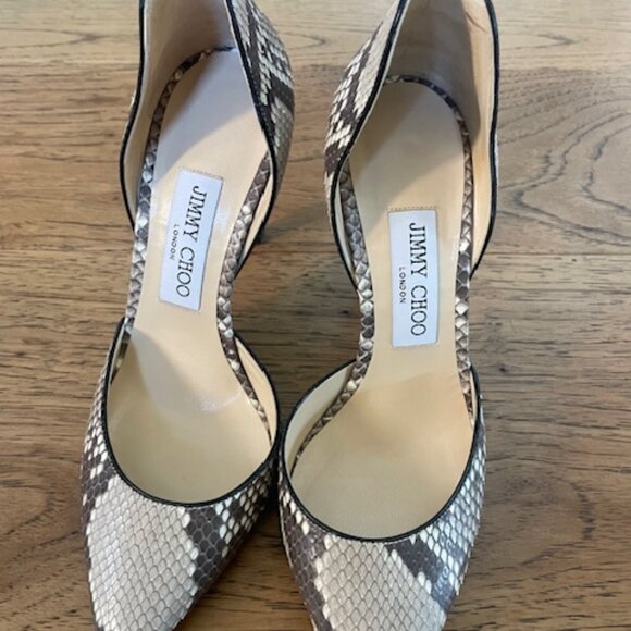 Jimmy Choo Snakeskin Pumps - Picture 3 of 5